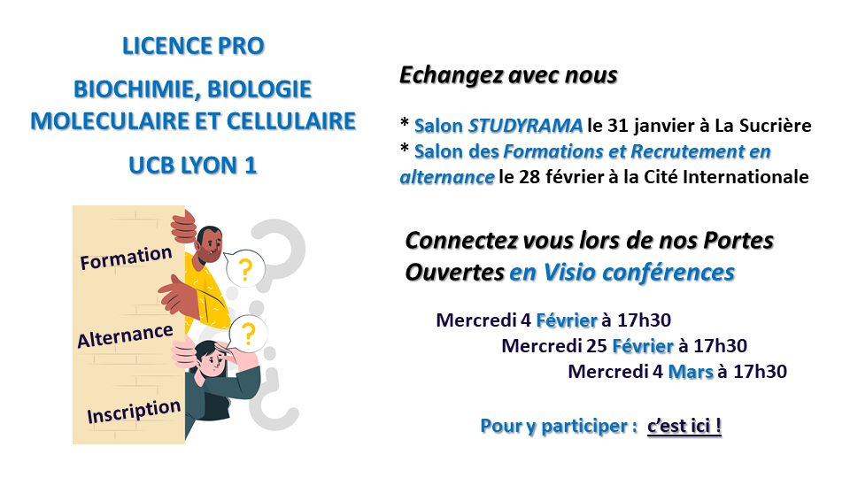 Journée Porte Ouverte LPRO BBMC 2026